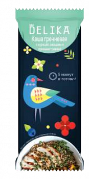 Гречневая каша с курицей оптом в порционных пакетиках