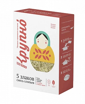 Натуральные хлопья для здорового завтрака 400 г